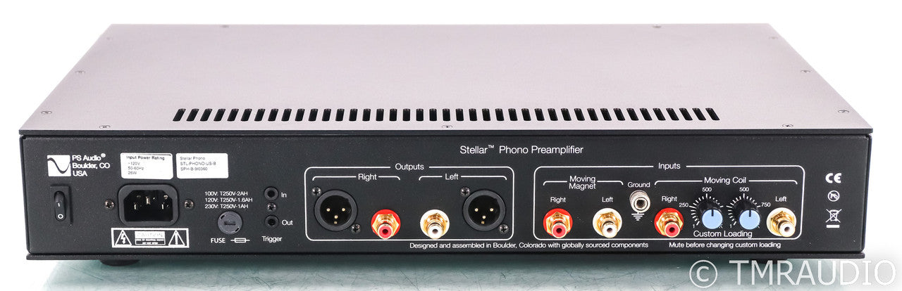 PS Audio Stellar MM / MC Phono Preamplifier; Black; Remote (Used)