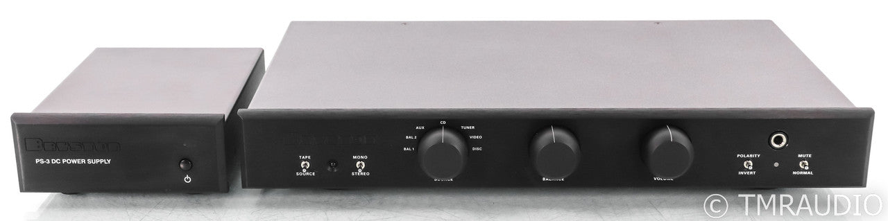 Bryston BP26 Stereo Preamplifier; PS-3 Power Supply; Black (No Remote)