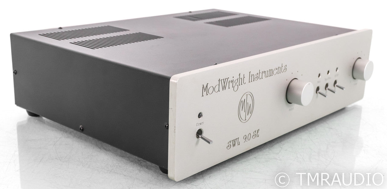 ModWright SWL 9.0SE Stereo Tube Preamplifier; Silver; Remote; SWL9.0 (Upgraded)