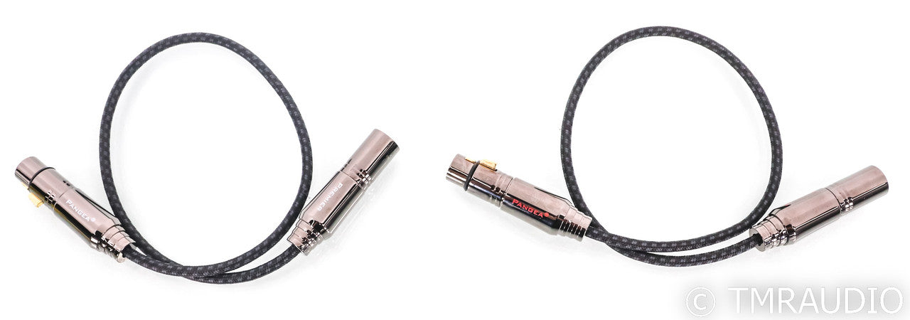 Pangea True Balanced Premier XLR Cables; 2ft Pair Balanced Interconnects