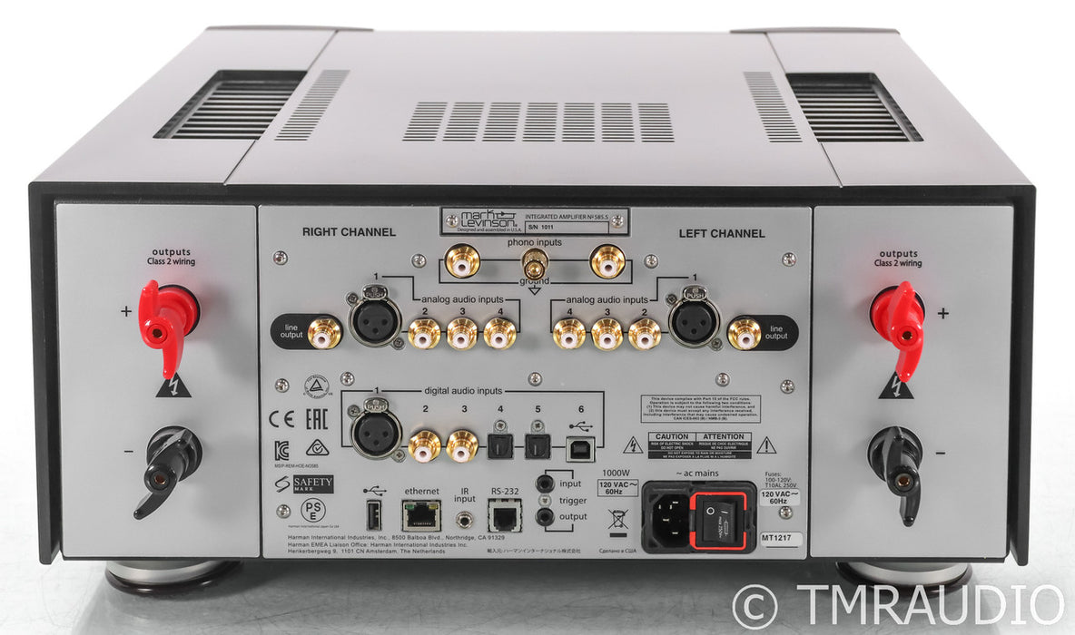 Mark Levinson No. 585.5 Stereo Integrated Amplifier; Remote; DAC; MM Phono