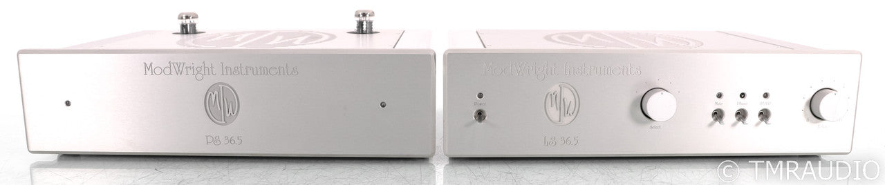 ModWright LS 36.5 DM Stereo Tube Preamplifier; PS 36.5 Power Supply; Remote
