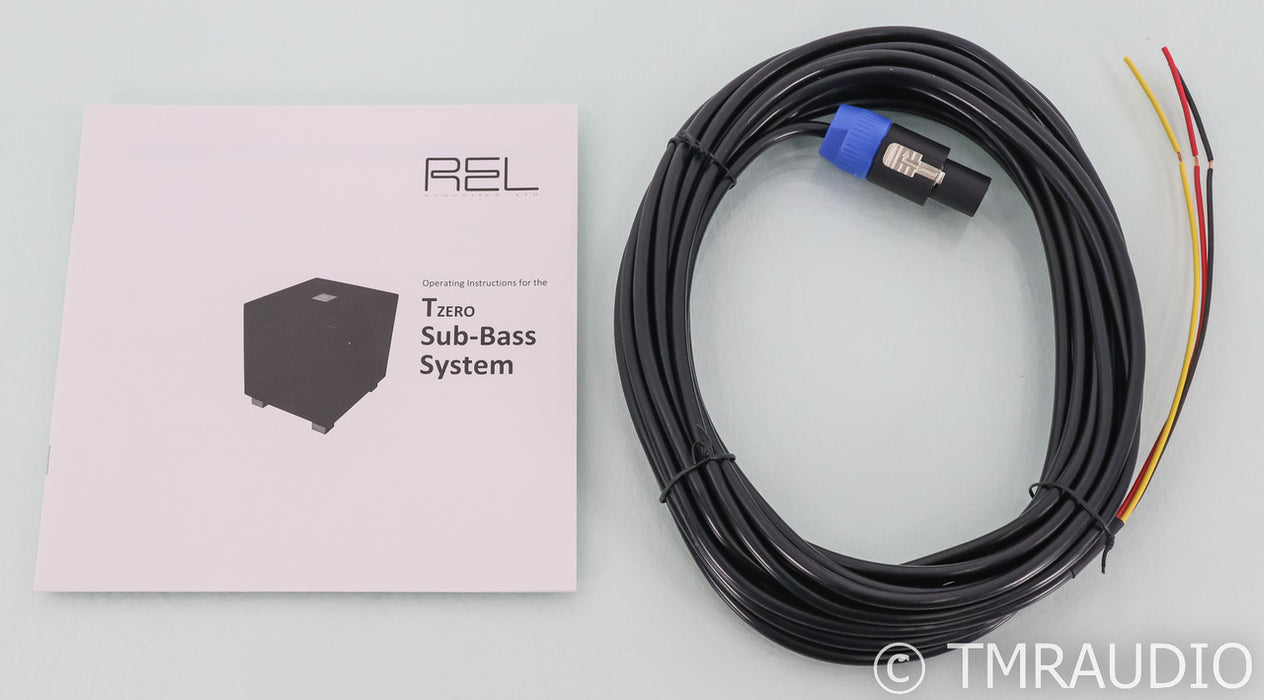REL T/Zero 6.5" Powered Subwoofer; Gloss Black; TZero