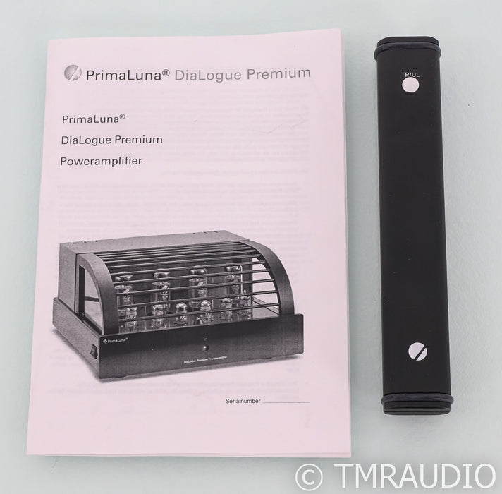 PrimaLuna DiaLogue Premium Stereo Tube Power Amplifier; Black; Remote
