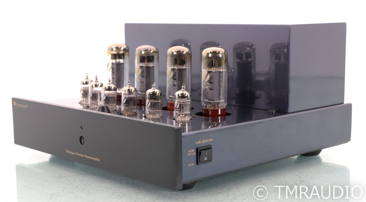 PrimaLuna DiaLogue Premium Stereo Tube Power Amplifier; Black; Remote