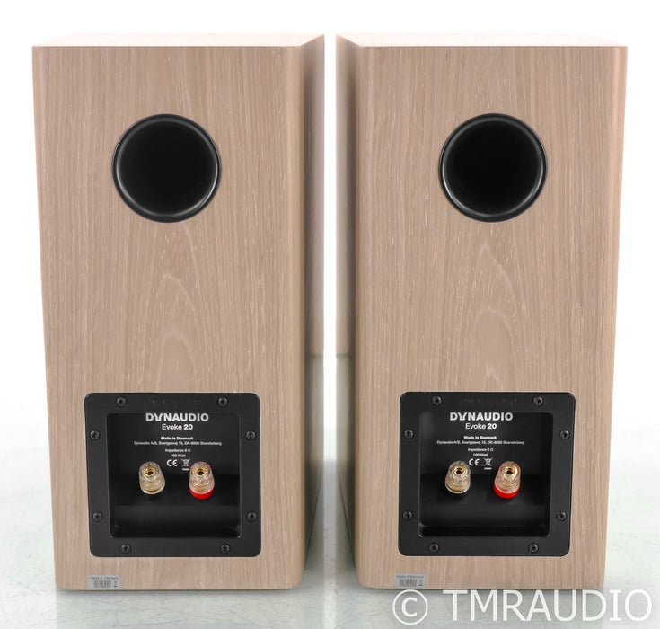 Dynaudio Evoke 20 Bookshelf Speakers; Blonde Wood Pair