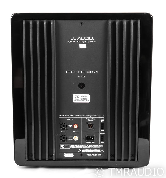 JL Audio F113 13.5" Powered Subwoofer; F-113; Gloss Black