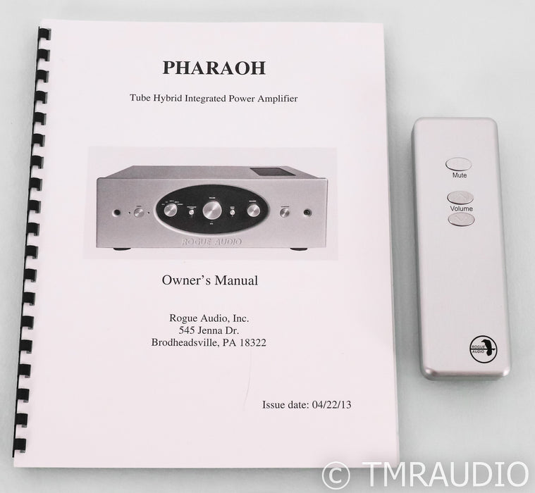 Rogue Audio Pharaoh Hybrid Stereo Integrated Amplifier; Remote; MM / MC Phono