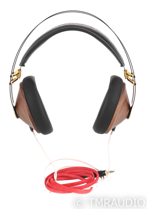 Meze 99 Classic Closed Back Headphones; Upgraded Cable; Walnut Gold