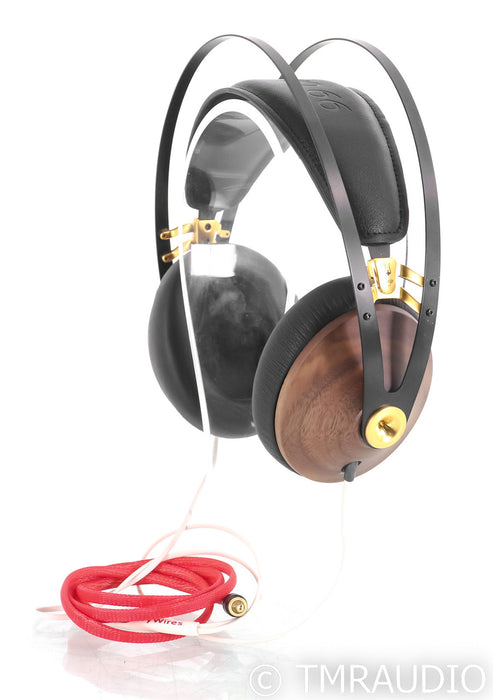Meze 99 Classic Closed Back Headphones; Upgraded Cable; Walnut Gold