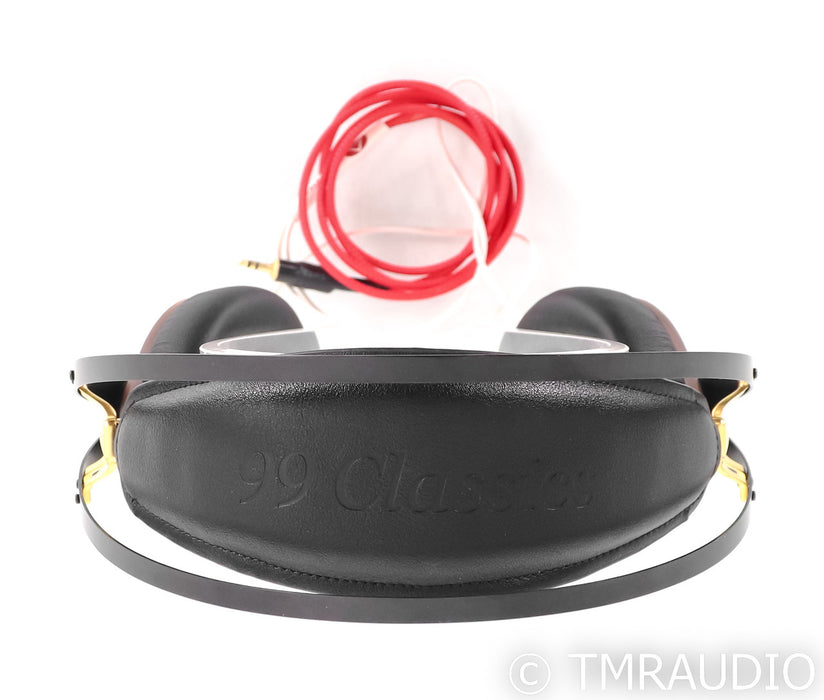 Meze 99 Classic Closed Back Headphones; Upgraded Cable; Walnut Gold