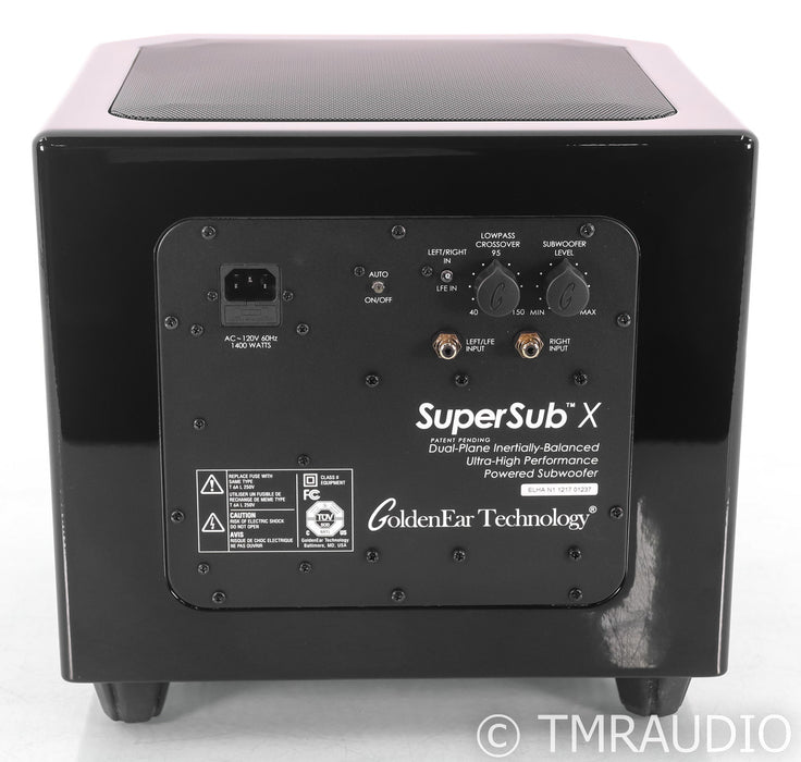 GoldenEar SuperSub X Dual 8" Powered Subwoofer; Black