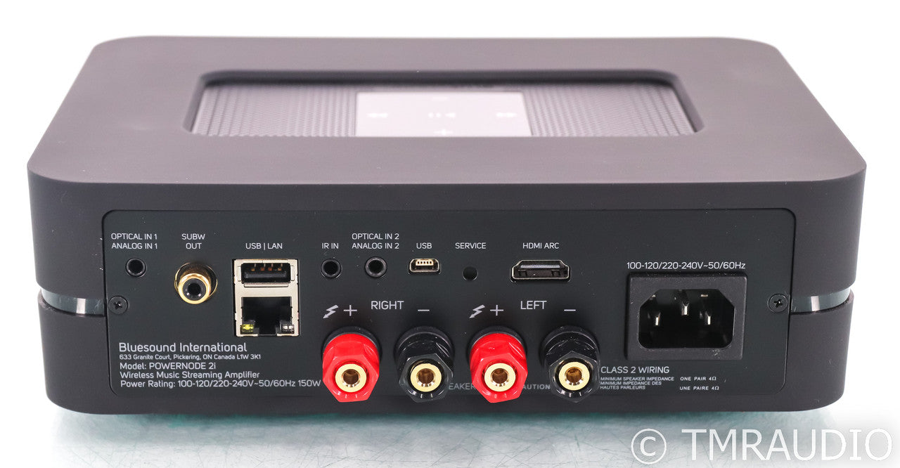 Bluesound Powernode 2i Wireless Streaming Amplifier; Black; Remote