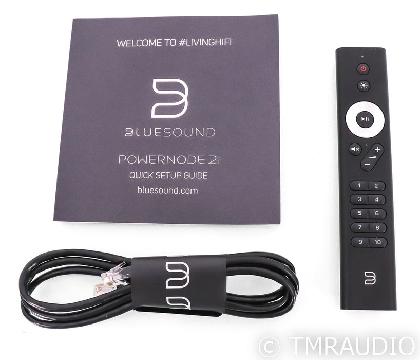 Bluesound Powernode 2i Wireless Streaming Amplifier; Black; Remote