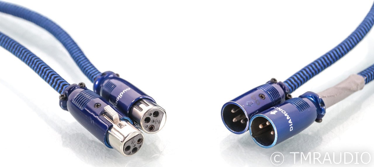 AudioQuest DiamondBack XLR Cables; 30m Pair Balanced Interconnects