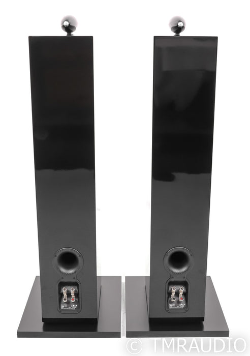 B&W 702 S2 Floorstanding Speakers; Gloss Black Pair; 702S2