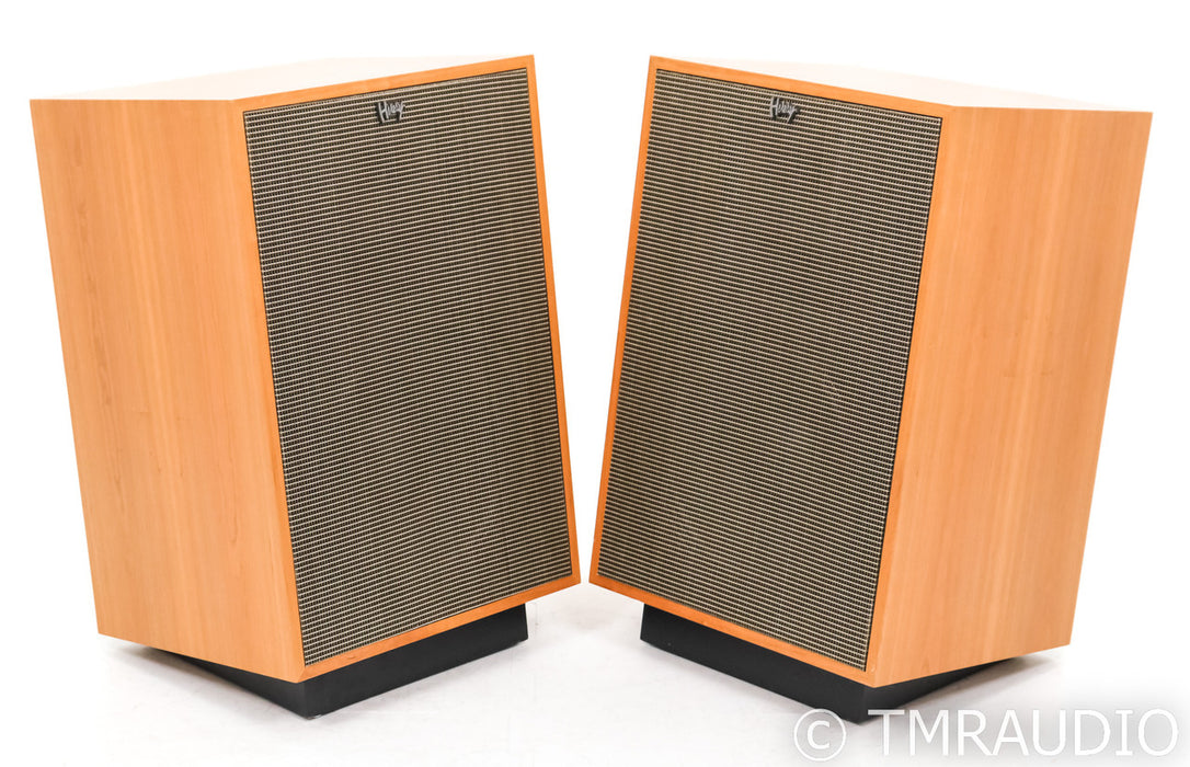 Klipsch Heritage Heresy IV Floorstanding Speakers; Natural Cherry Pair