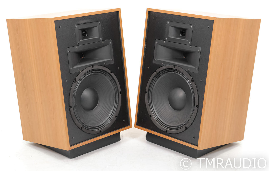 Klipsch Heritage Heresy IV Floorstanding Speakers; Natural Cherry Pair