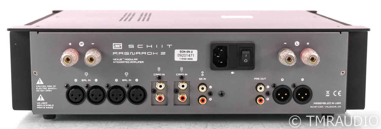 Schiit Ragnarok 2 Stereo Integrated Amplifier; Black