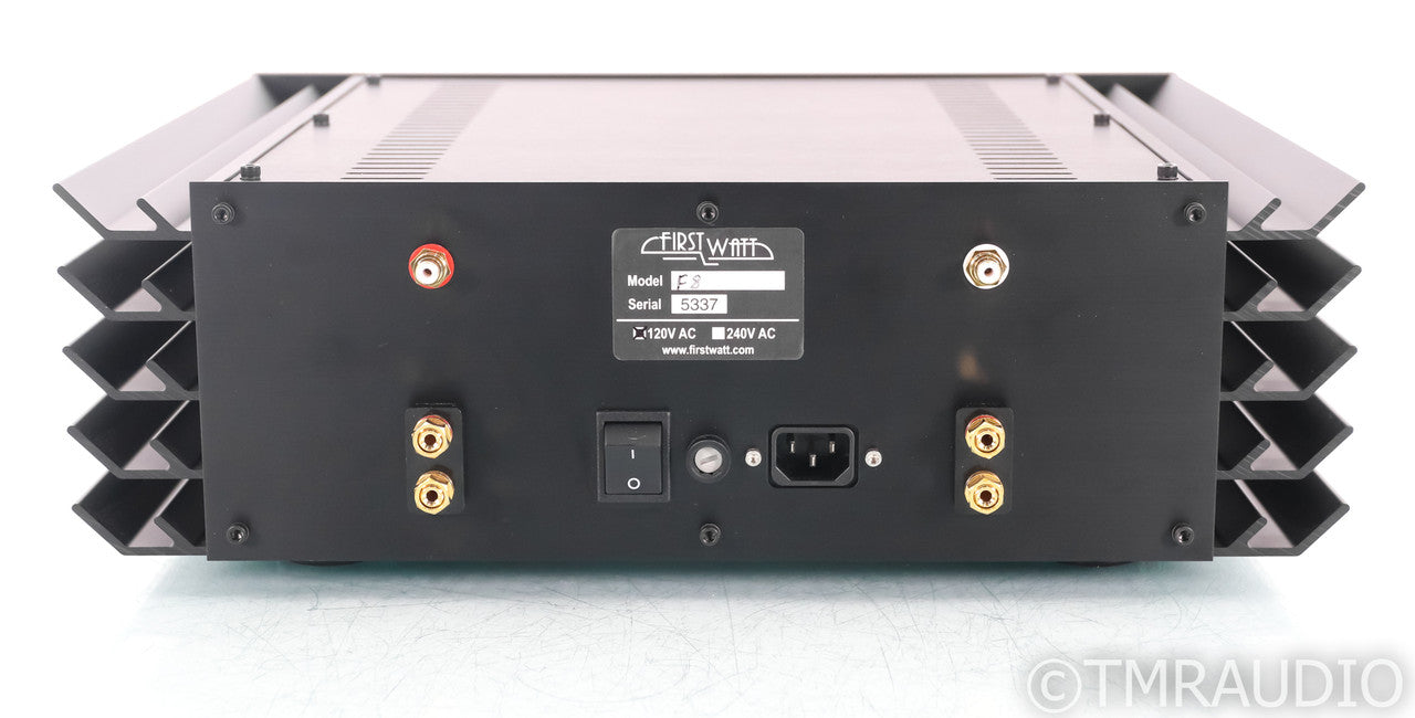 First Watt F8 Stereo Power Amplifier; F-8; Black