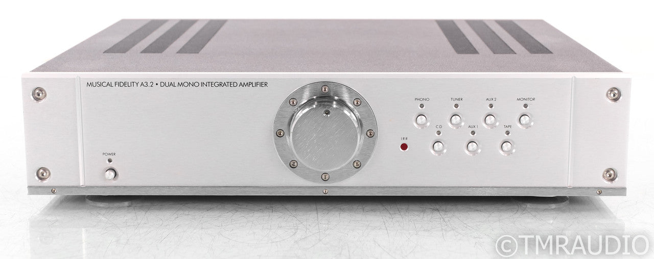 Musical Fidelity A3.2 Stereo Integrated Amplifier; Remote; MM Phono; Silver