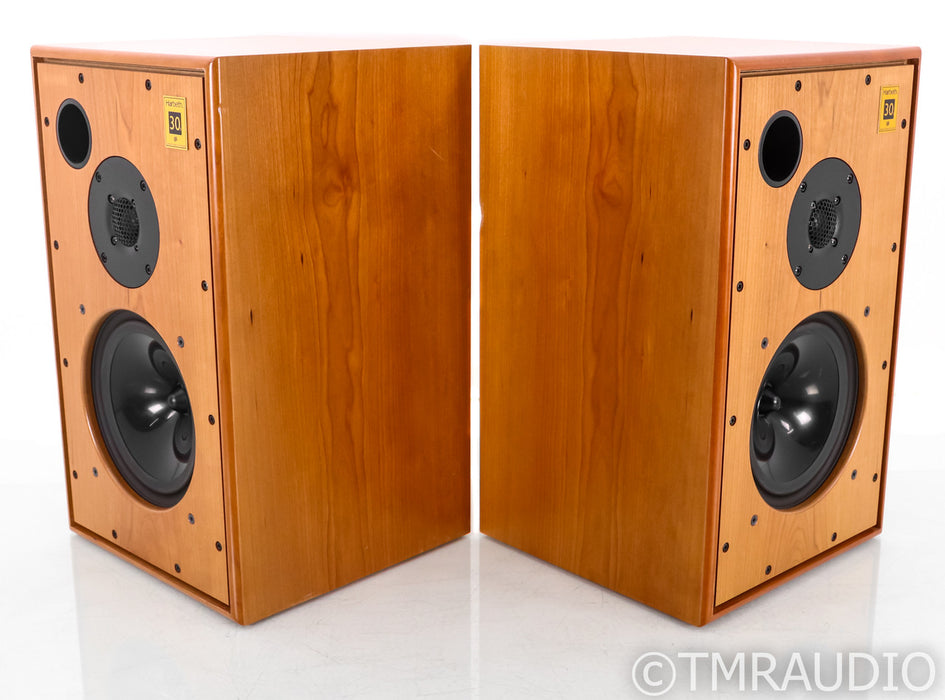 Harbeth 30.1 Bookshelf Speakers; Cherry Pair; Mastering Series