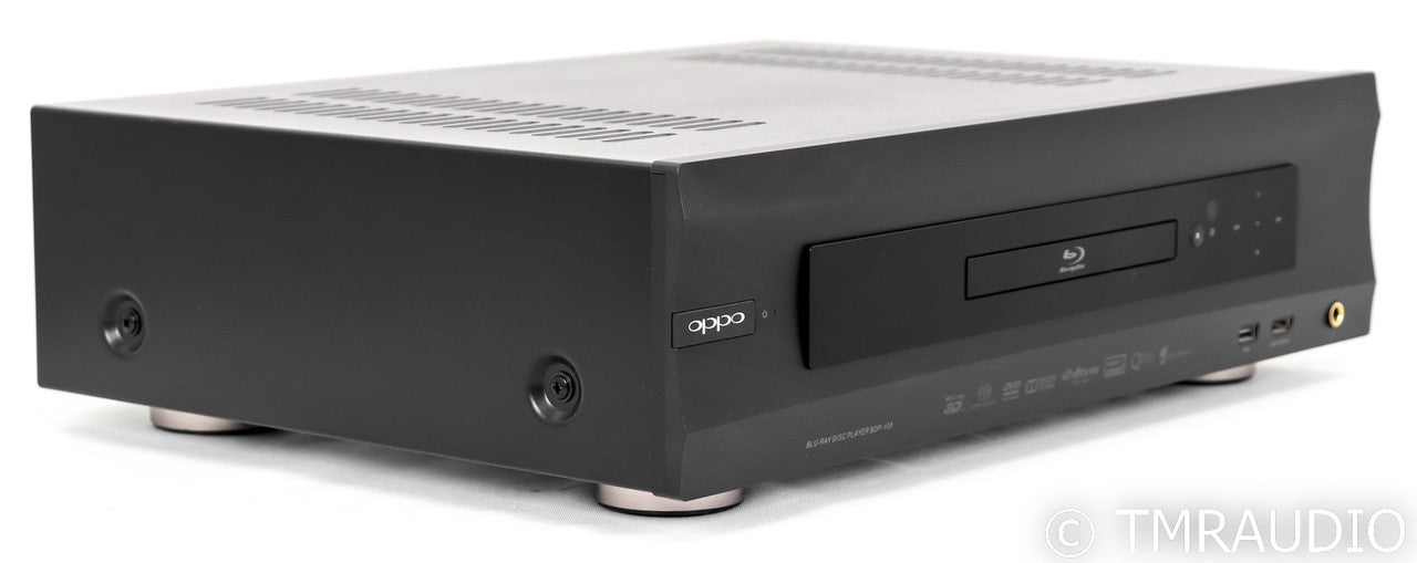 Oppo BDP-105 Universal Disc Player; Remote; Black; CD / SACD / DVD / Blu Ray