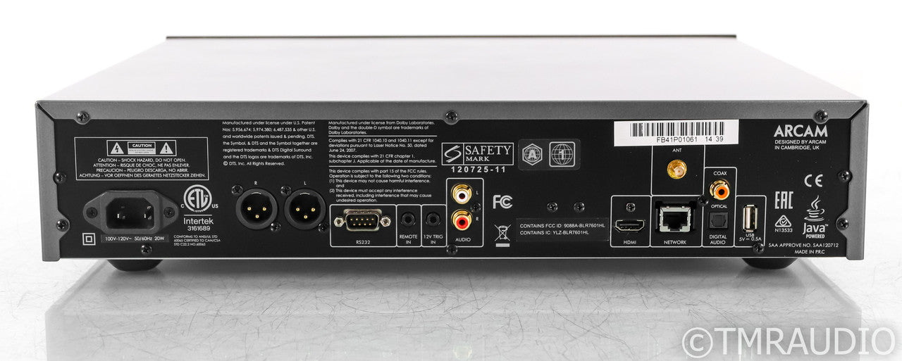 Arcam UDP411 Universal Disc Player; CD / DVD / SCAD / Blu Ray; Remote; UDP-411
