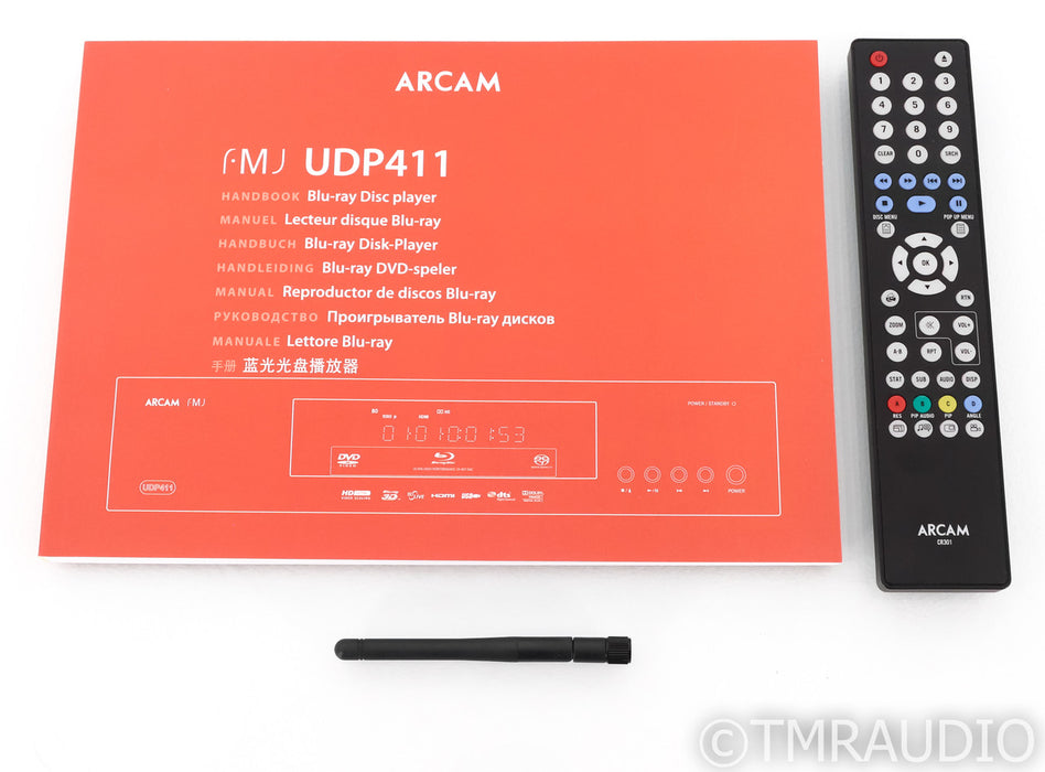 Arcam UDP411 Universal Disc Player; CD / DVD / SCAD / Blu Ray; Remote; UDP-411