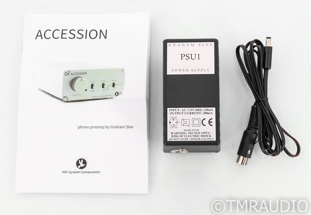 Graham Slee Accession MM Phono Preamplifier; PSU1 Power Supply