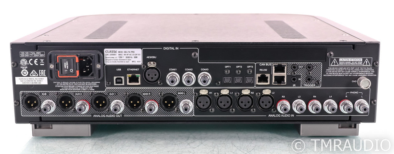 Classe Delta Stereo Preamplifier / Streaming DAC; Remote; MM Phono