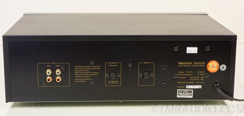 Nakamichi Dragon Cassette Deck / Tape Recorder