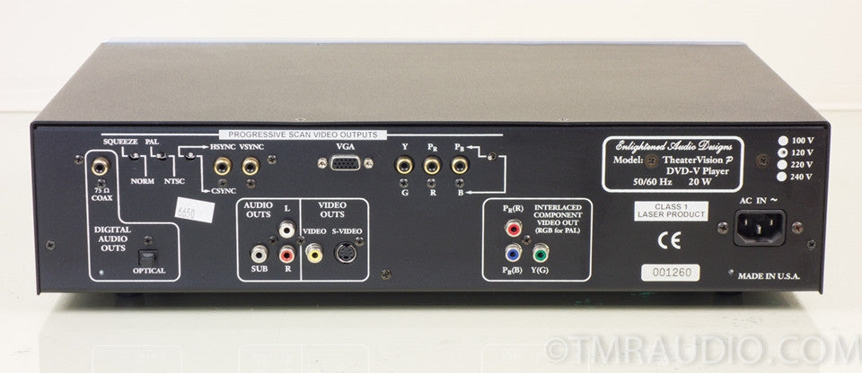 EAD Enlightened Audio Designs Theater Vision P CD DVD Player