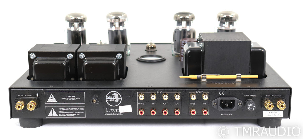Rogue Audio Cronus Magnum Stereo Tube Integrated Amplifier; Remote; MM Phono