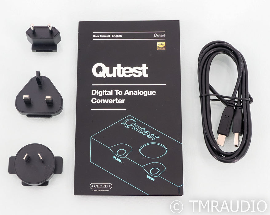 Chord Electronics Qutest DAC; D/A Converter; Black