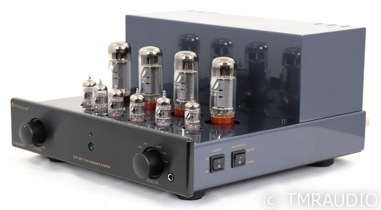 PrimaLuna EVO 300 Stereo Tube Integrated Amplifier; Remote; MM Phono