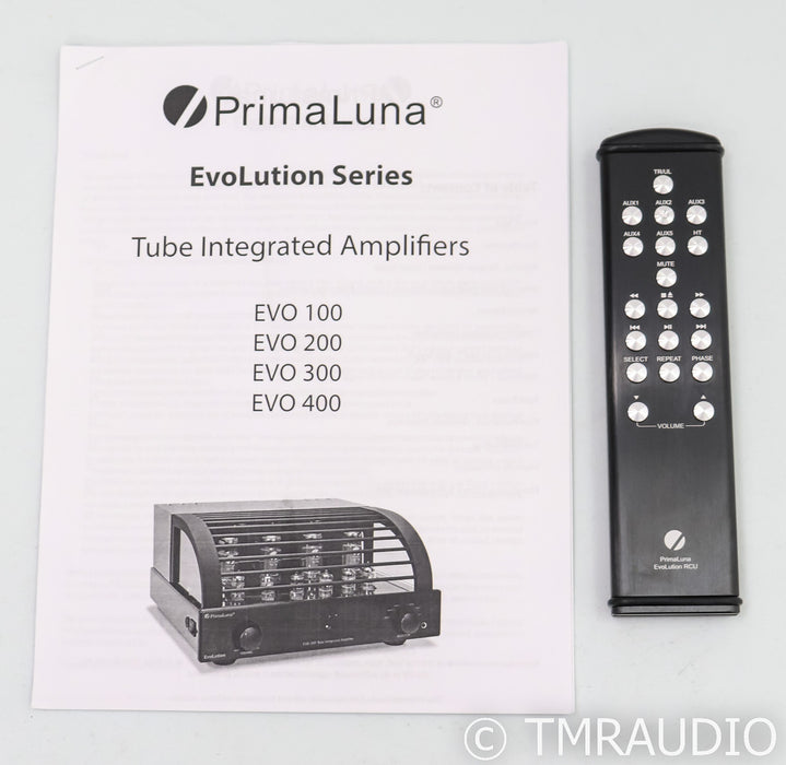 PrimaLuna EVO 300 Stereo Tube Integrated Amplifier; Remote; MM Phono