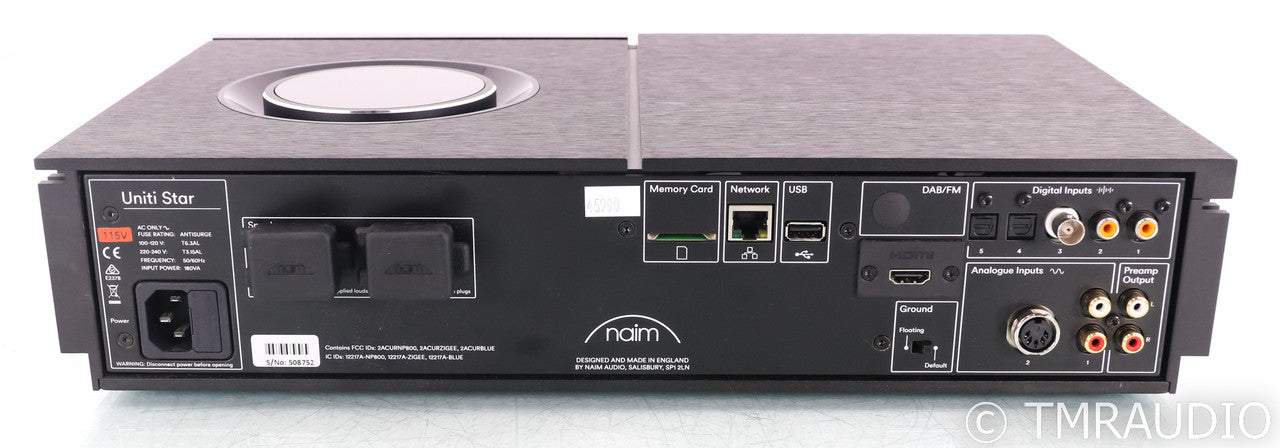 Naim Uniti Star Stereo Integrated Streaming Amplifier; Bluetooth; Remote