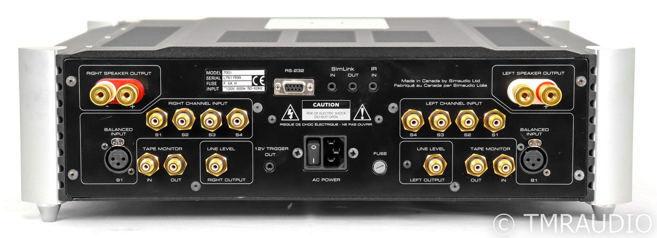 Simaudio Moon 700i Stereo Integrated Amplifier; Remote; Silver; 700-i