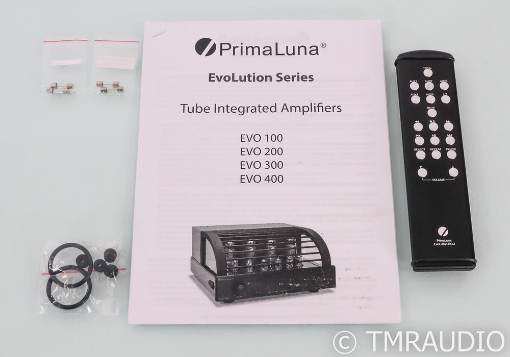 PrimaLuna EvoLution EVO 400 Stereo Tube Integrated Amplifier; Remote; MM Phono