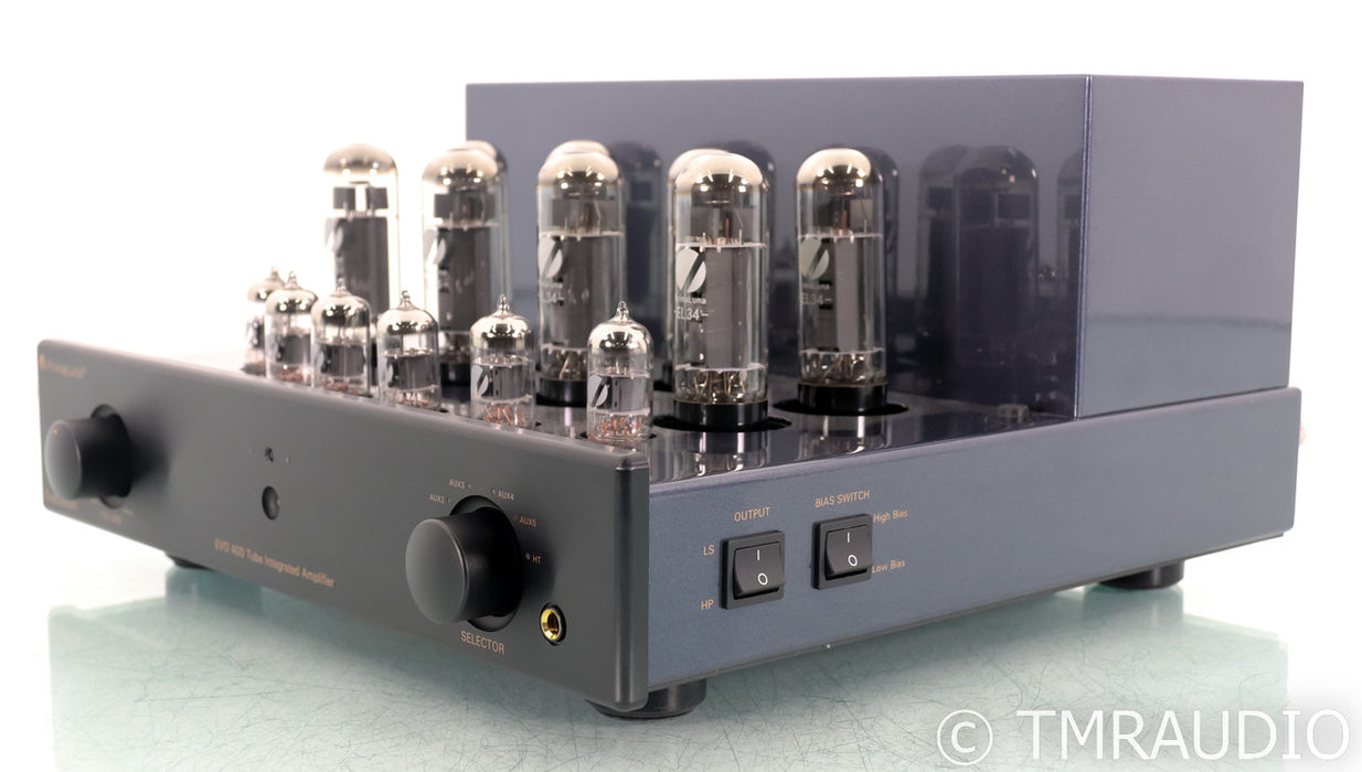 PrimaLuna EvoLution EVO 400 Stereo Tube Integrated Amplifier; Remote; MM Phono