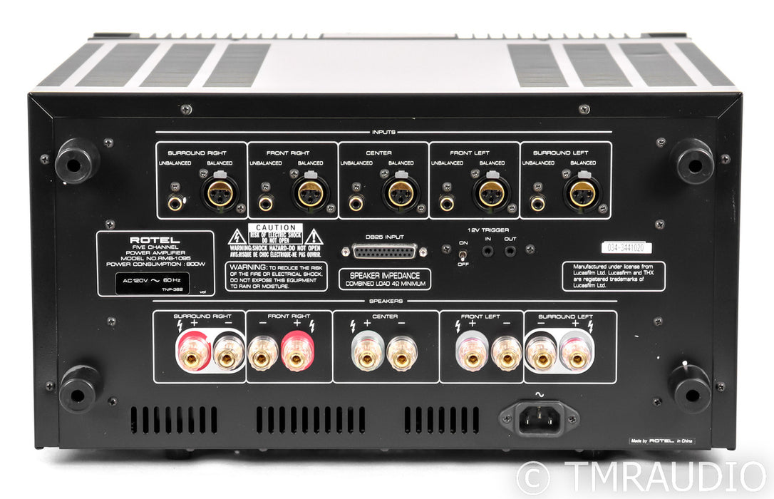 Rotel RMB-1095 5 Channel Power Amplifier; RMB1095