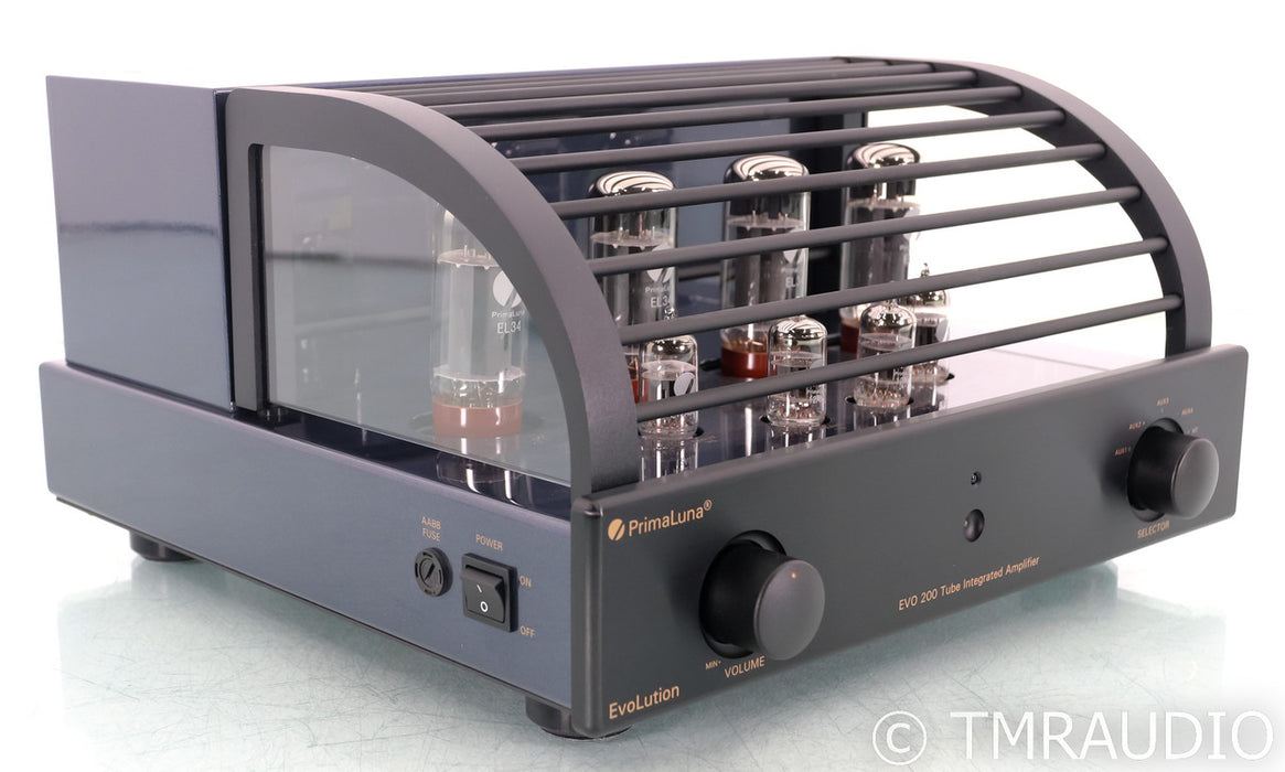 PrimaLuna Evo 200 Stereo Tube Integrated Amplifier; Remote; MM Phono; Black