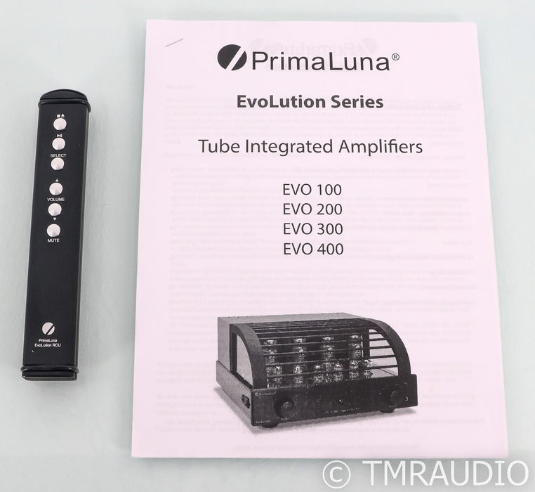 PrimaLuna Evo 200 Stereo Tube Integrated Amplifier; Remote; MM Phono; Black