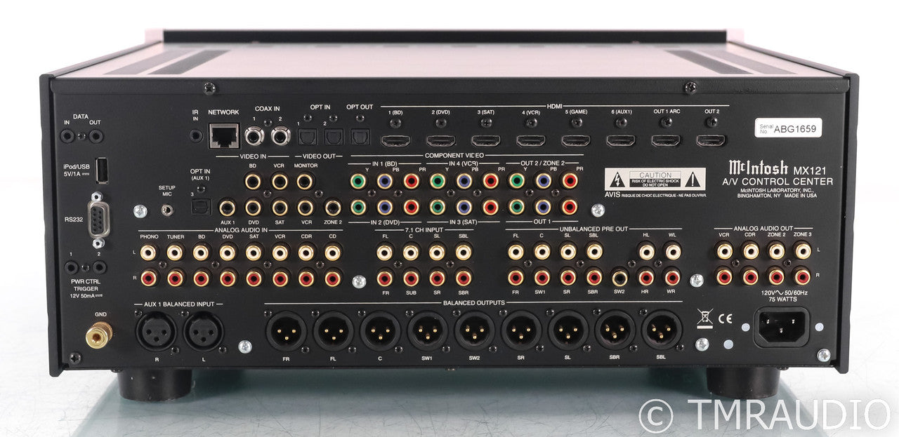 McIntosh MX121 7.1 Channel Home Theater Processor; MX-121; Remote