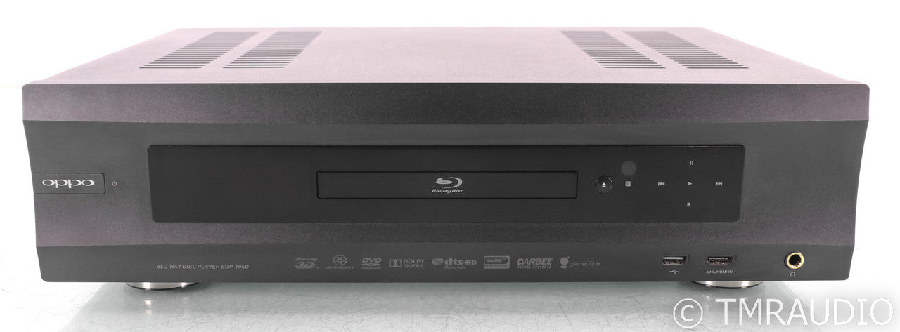 Oppo BDP-105D Universal Disc Player; CD / SACD / DVD / Blu-Ray; Remote; Darbee