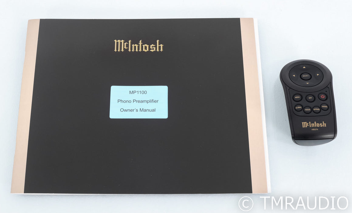 McIntosh MP1100 MM / MC Tube Phono Preamplifier; Remote