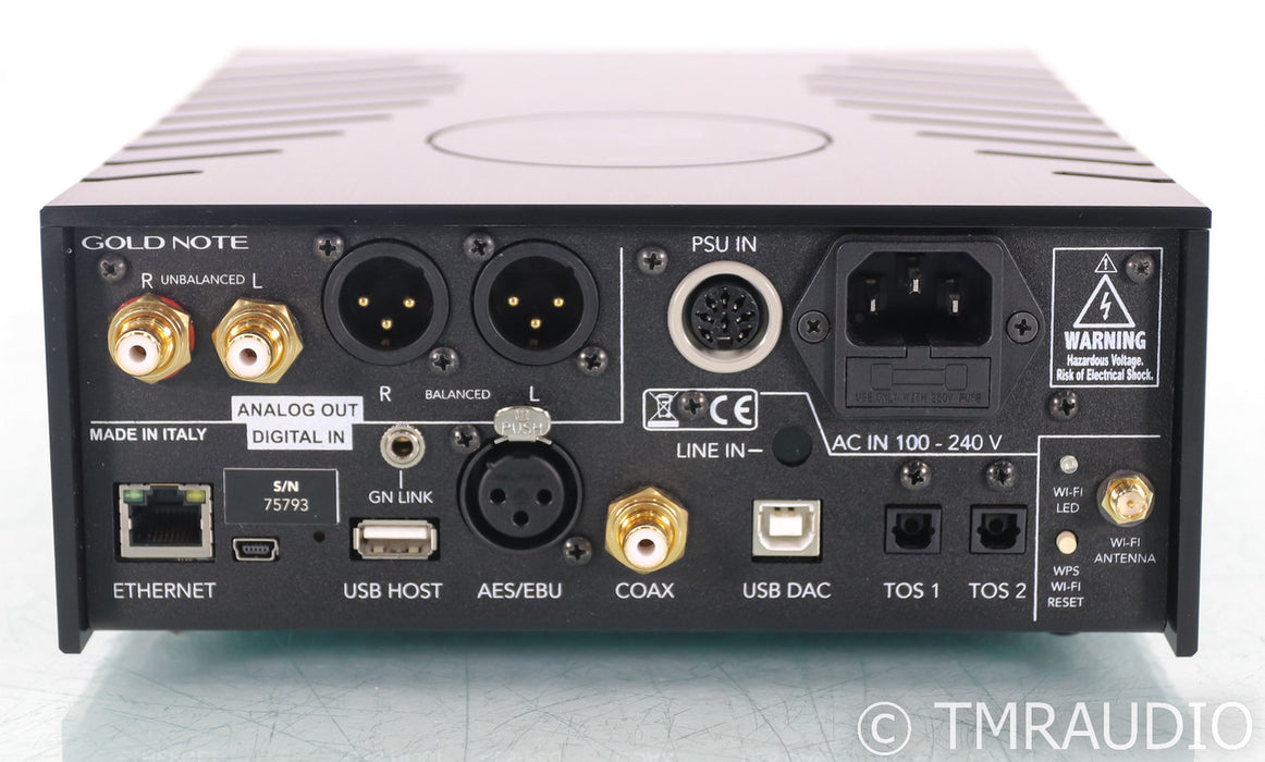 Gold Note DS-10 DAC / Network Streamer; Remote; DS10; Black