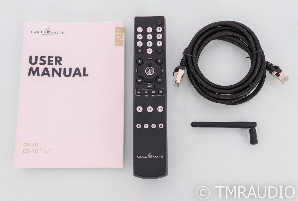 Gold Note DS-10 DAC / Network Streamer; Remote; DS10; Black