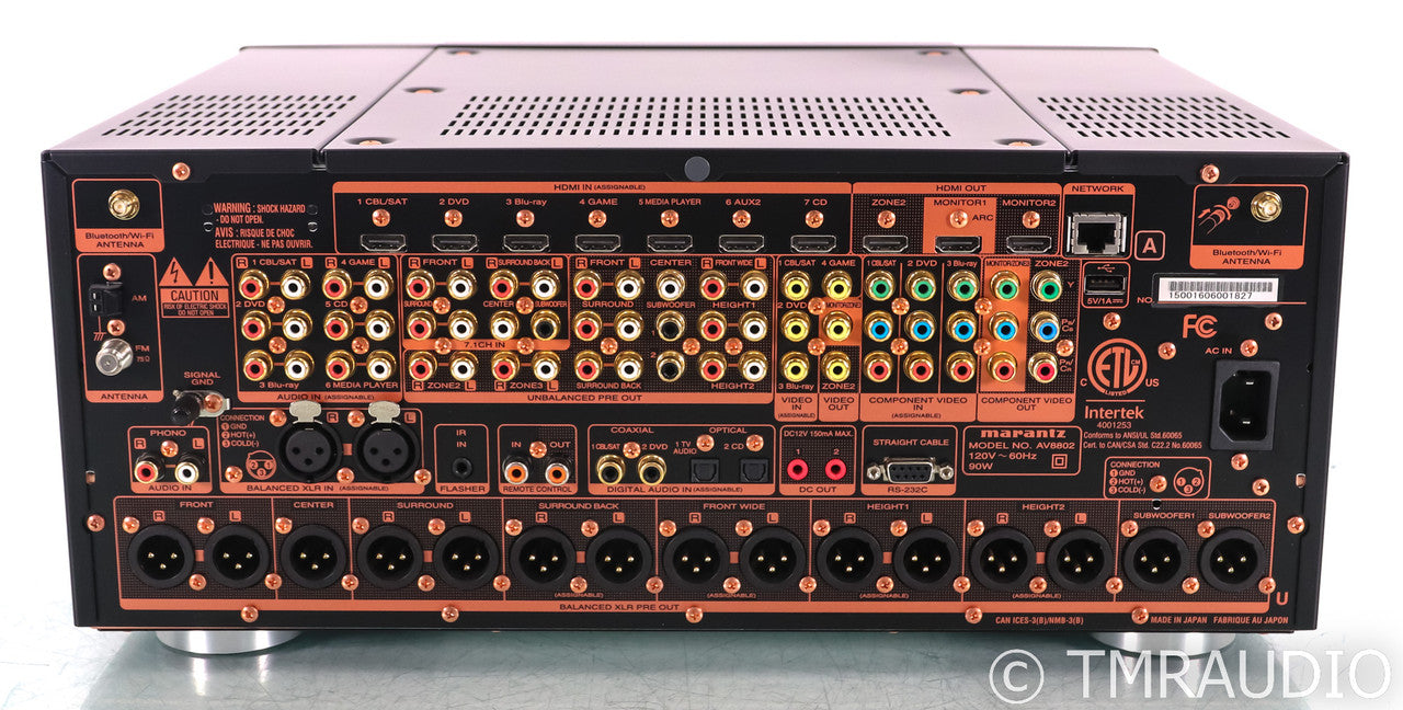 Marantz AV8802A 11.2 Channel Home Theater Processor; Remote; Black